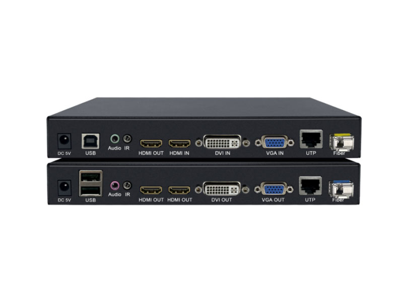 光電一體混合接口KVM延長器